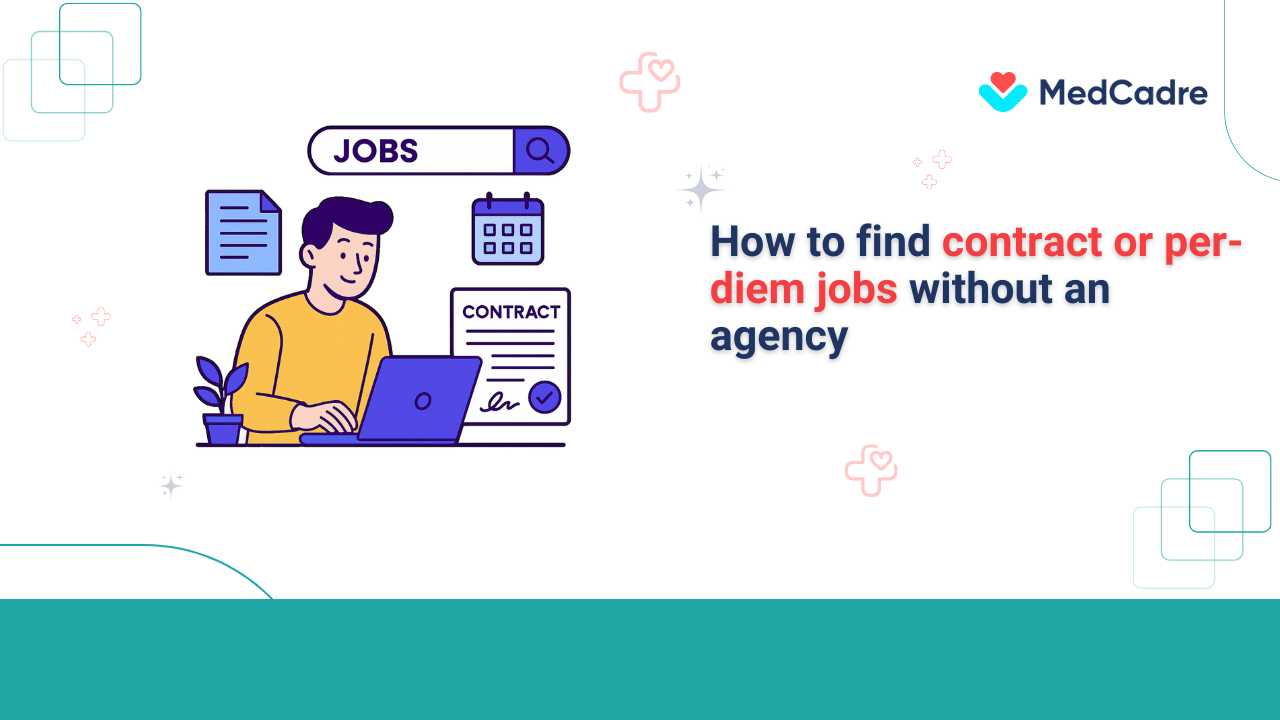 How to find contract or per-diem jobs without an agency