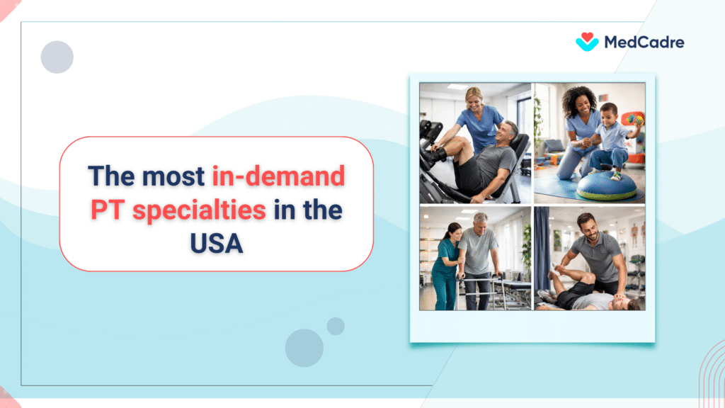 Best physical therapist jobs and provides details on the top specialties in the USA.