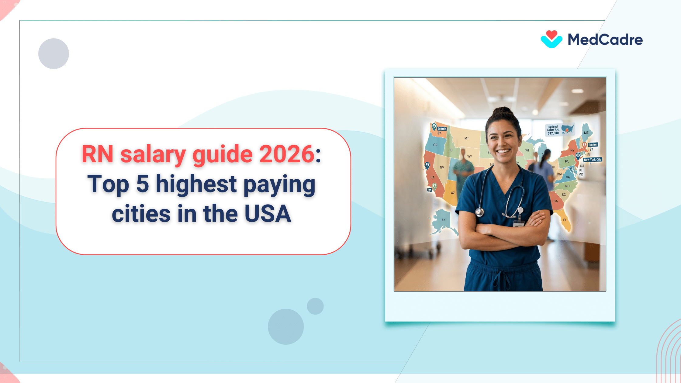 Highest paying cities for registered nurses USA