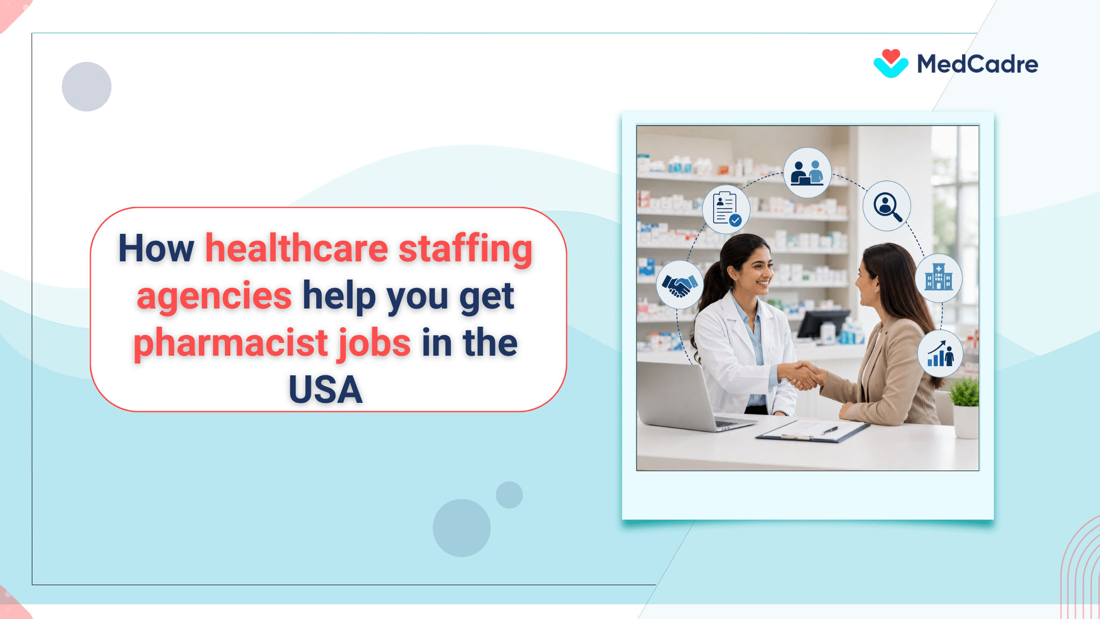 Get high-paying pharmacist jobs in the USA faster with MedCadre.