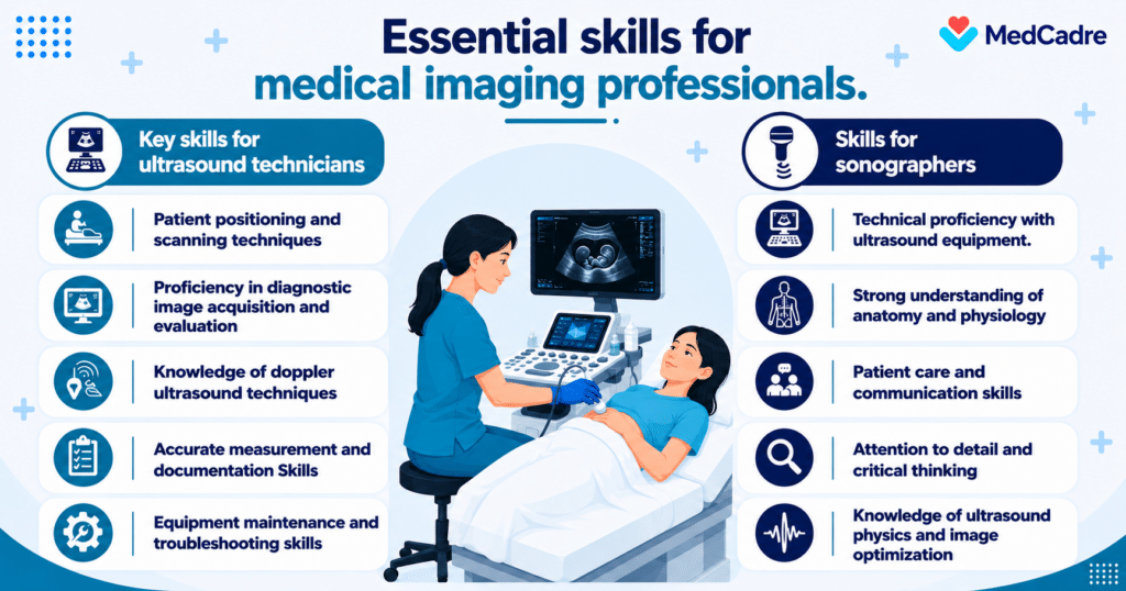 What skills do ultrasound technicians and sonographers need? - MedCadre