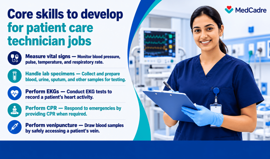 Patient care technician career path MedCadre